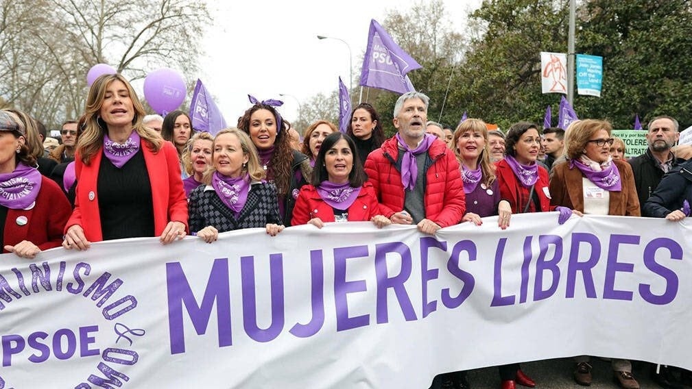 Manifestación del 8M en Madrid.