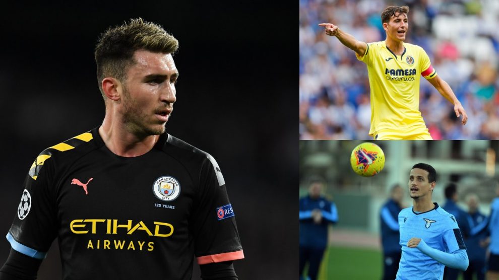 Aymeric Laporte, Pau Torres y Luiz Felipe.