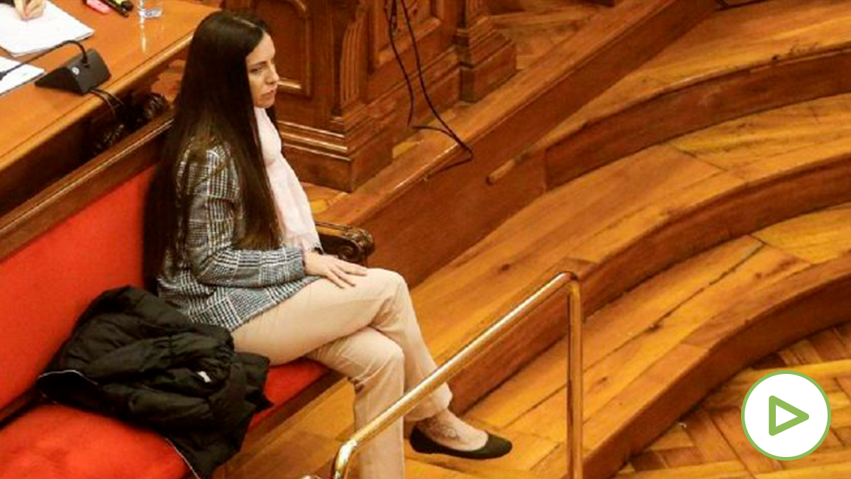 Rosa Peral durante el juicio del crimen de la Guardia Urbana. Foto: EFE
