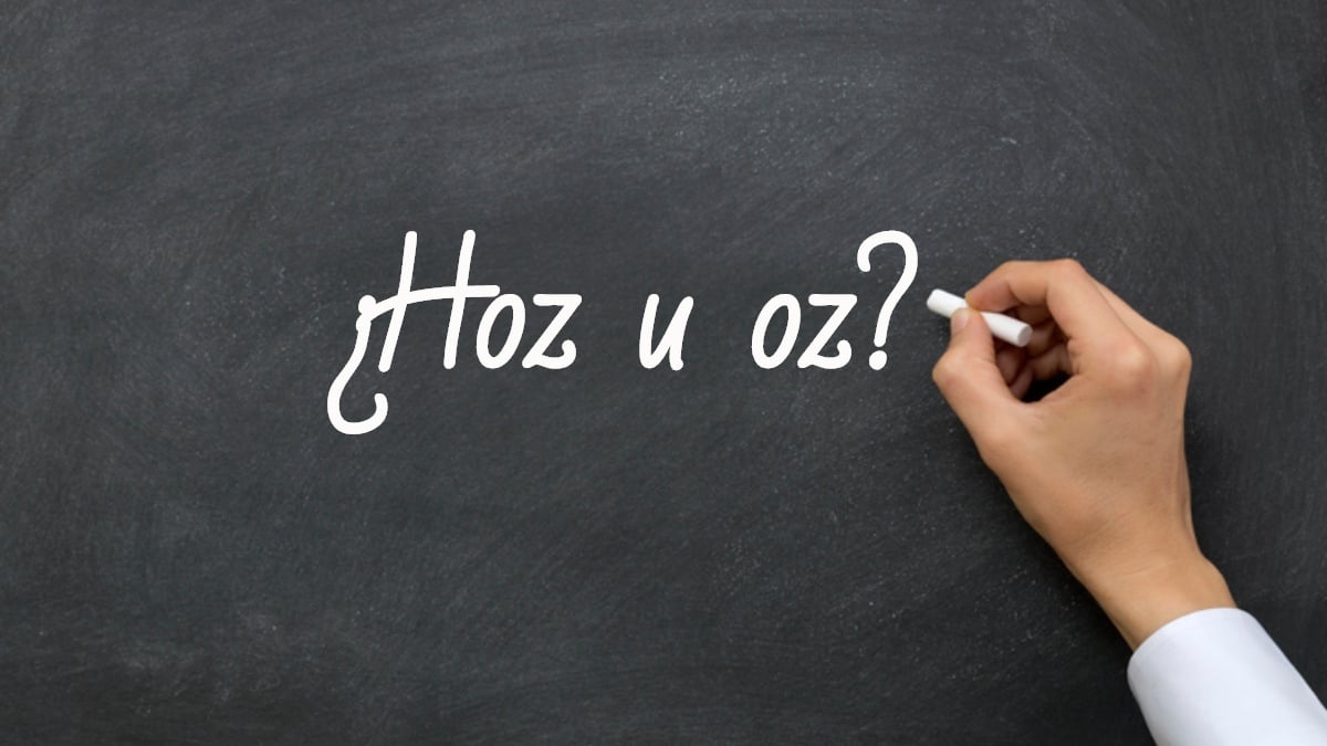 Se escribe hoz u oz