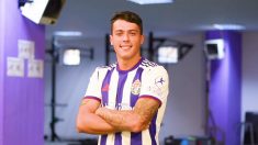Pedro Porro, en su presentación con el Valladolid.