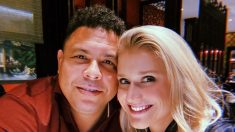 Celina Locks y Ronaldo Nazario, en una foto anterior.
