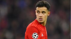 Coutinho, durante un partido con el Bayern. (Getty)