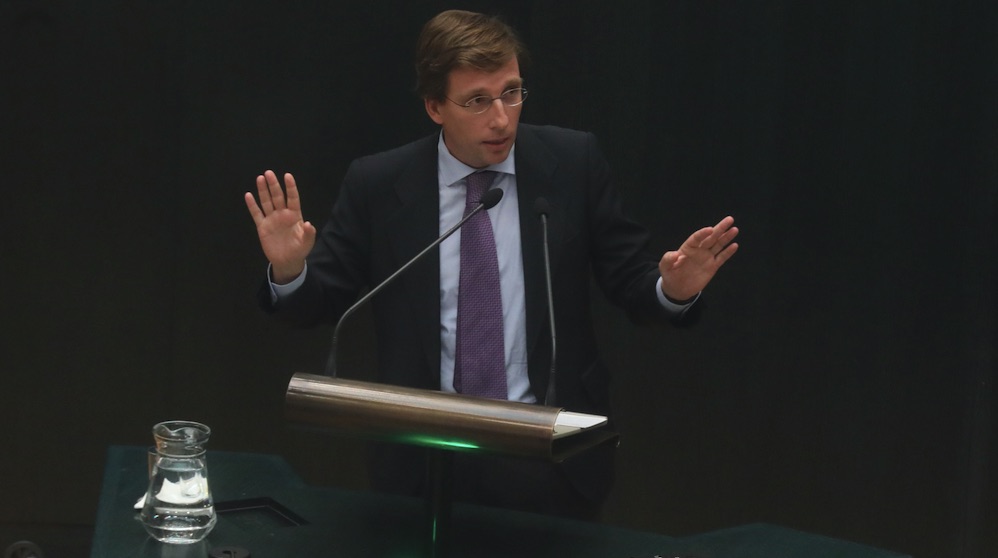 José Luis Martínez-Almeida en el Pleno de Cibeles. (Foto. PP Madrid)