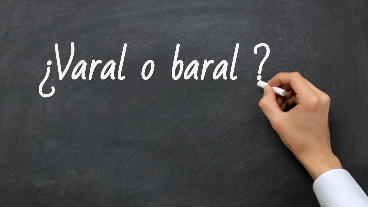 Se escribe varal o baral