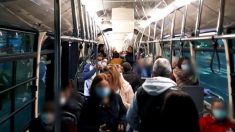 Autobús de Sevilla, este martes.
