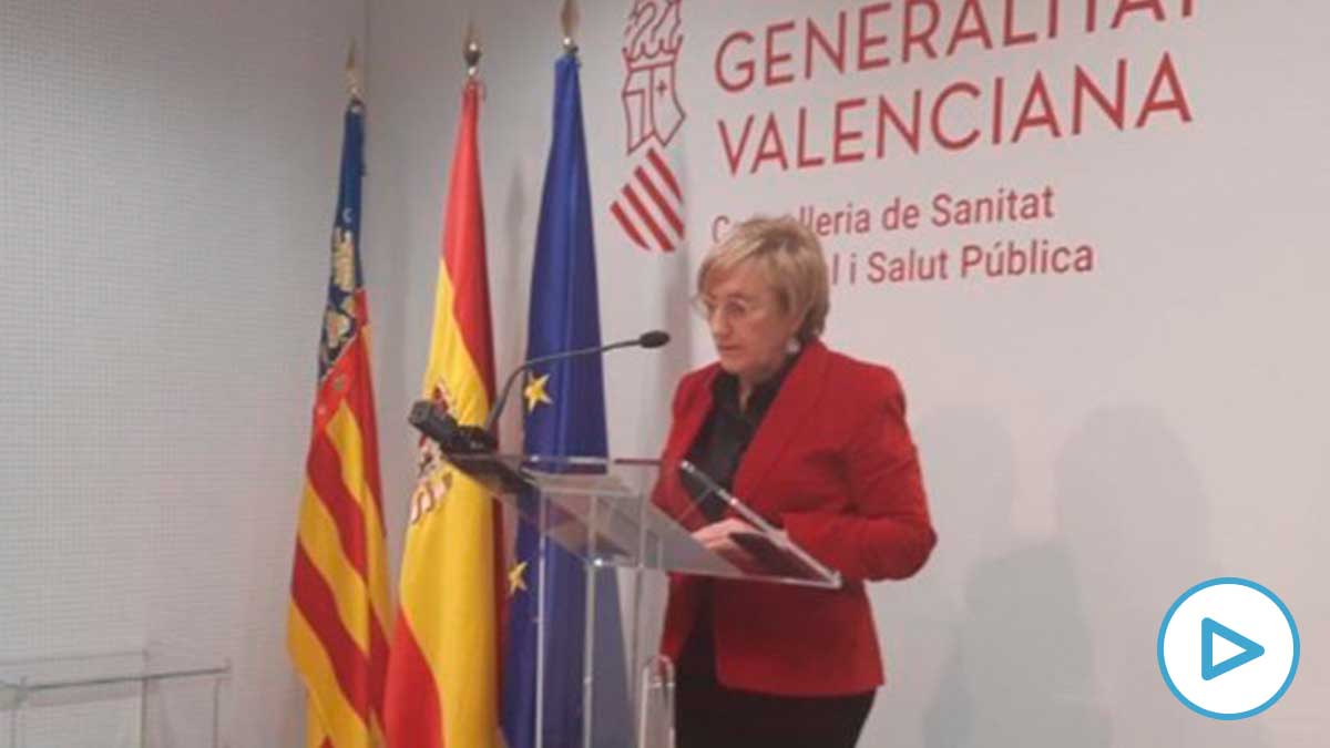 La consejera de Sanidad del Gobierno valenciano Ana Barceló.