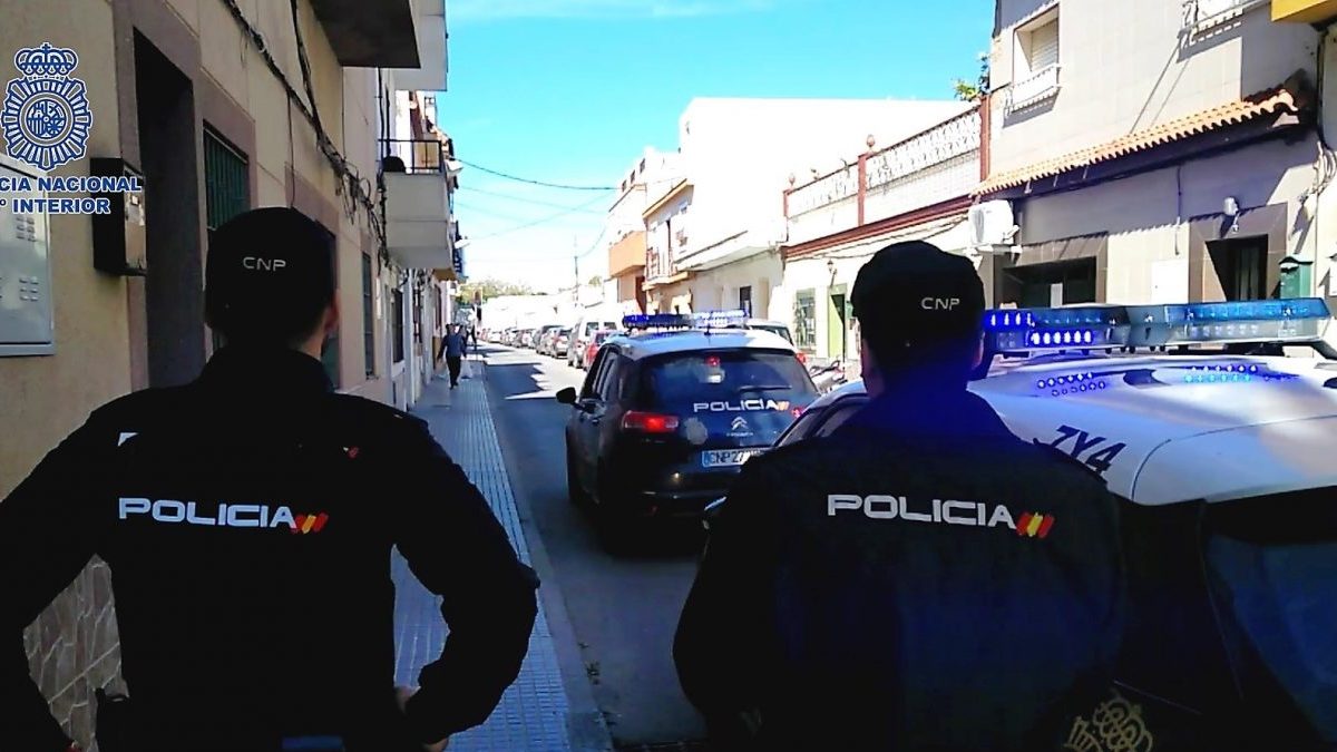 Policía Nacional en Jaén.
