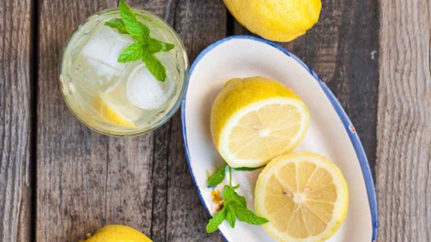 Receta de granizado de limón saludable