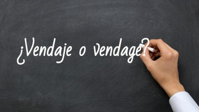 Cómo se escribe vendaje o vendage