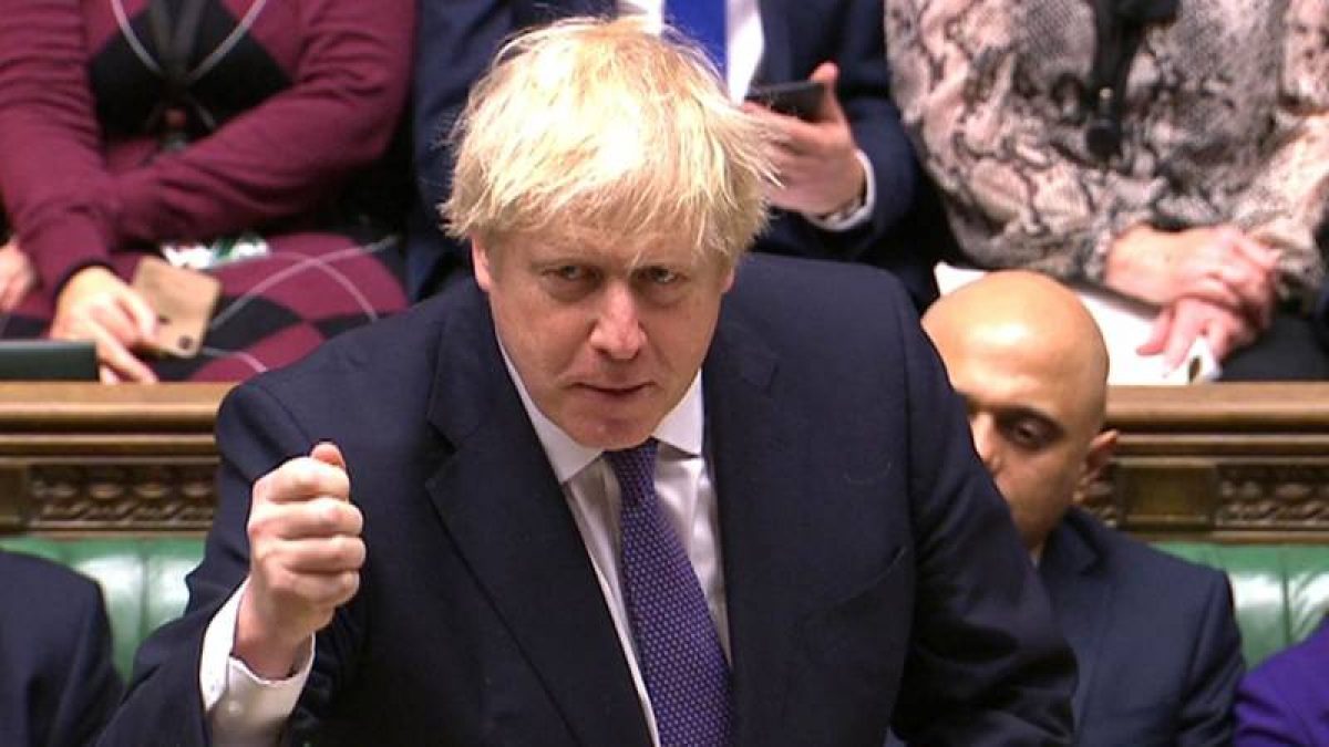 Boris Johnson, primer ministro de Reino Unido.