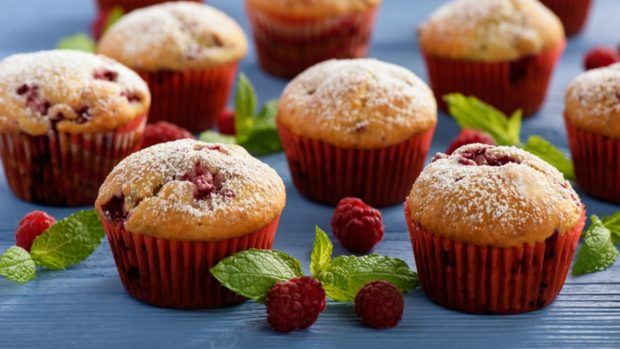 Receta de muffins de avena y frutos rojos sin azúcar