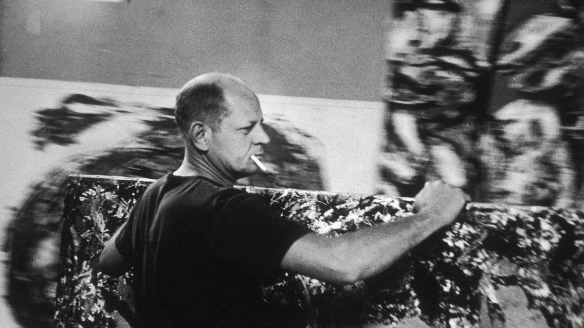 El artista Jackson Pollock @Getty