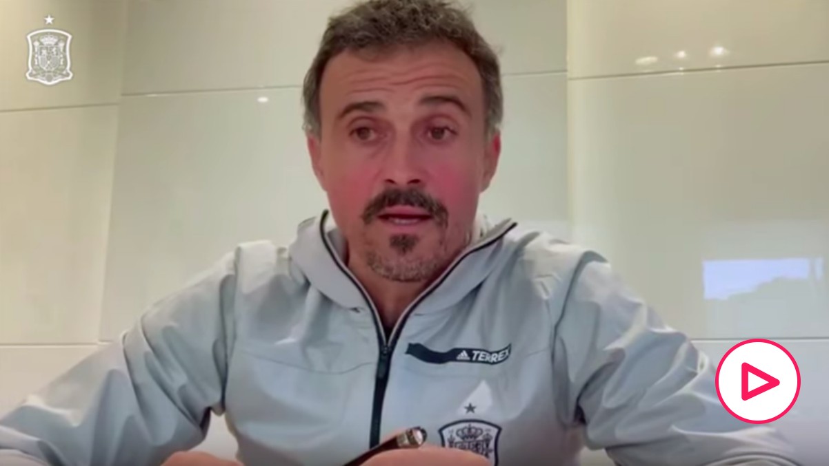 Luis Enrique Martínez, seleccionador de España.