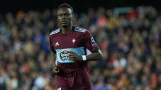 Pione Sisto durante un partido con el Celta. (Europa Press)