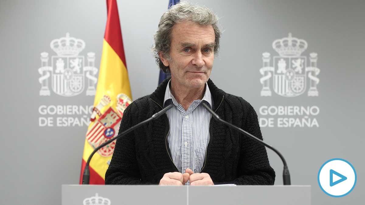 Fernando Simón durante su comparecencia el 11 de marzo.