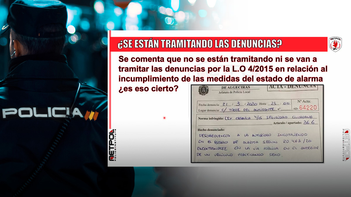 Los policías aseguran que han recibido la orden de no tramitar las denuncias que se imponen a los ciudadanos por primera vez.