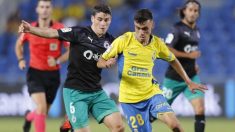 Pedri, en un partido de Las Palmas.