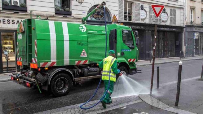 Limpieza calles por coronavirus