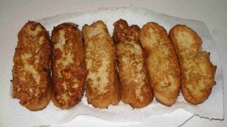 Torrijas de leche caseras al horno