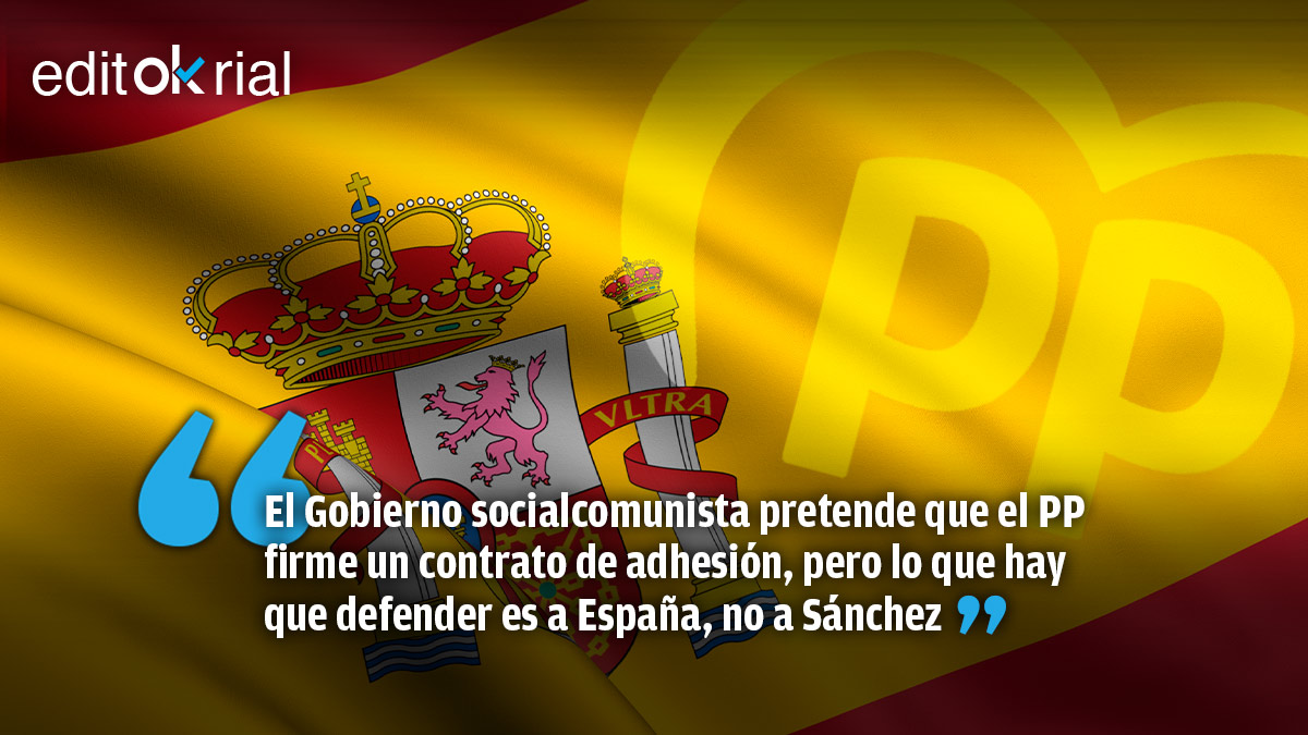 Casado acierta al negarse a pasar por el aro de Sánchez