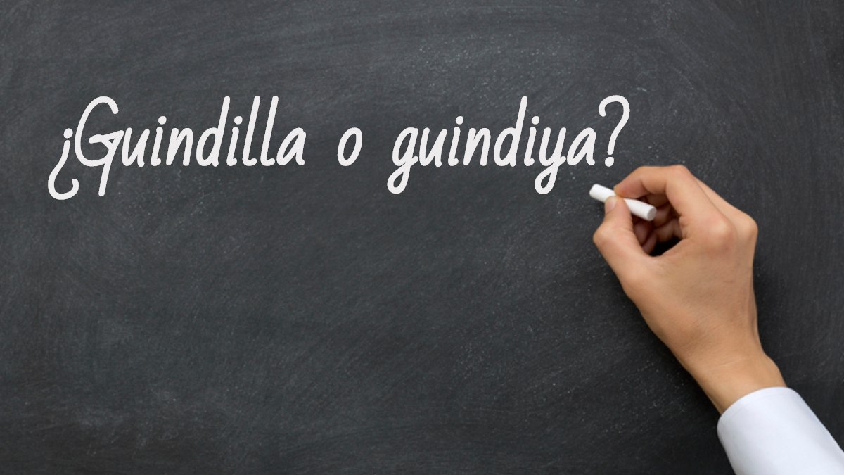 Se escribe guindilla o guindiya
