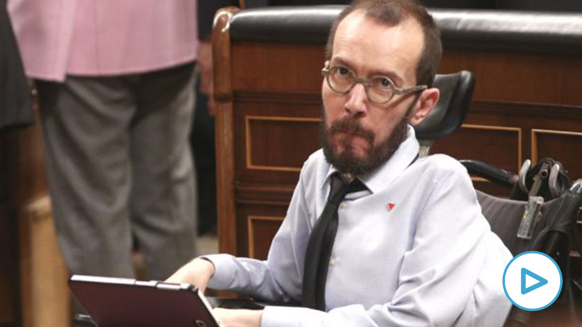 El portavoz de Unidas Podemos en el Congreso de los Diputados, Pablo Echenique. (Foto: Europa Press)