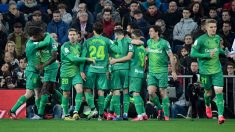 La Real Sociedad celebra un gol. (AFP)
