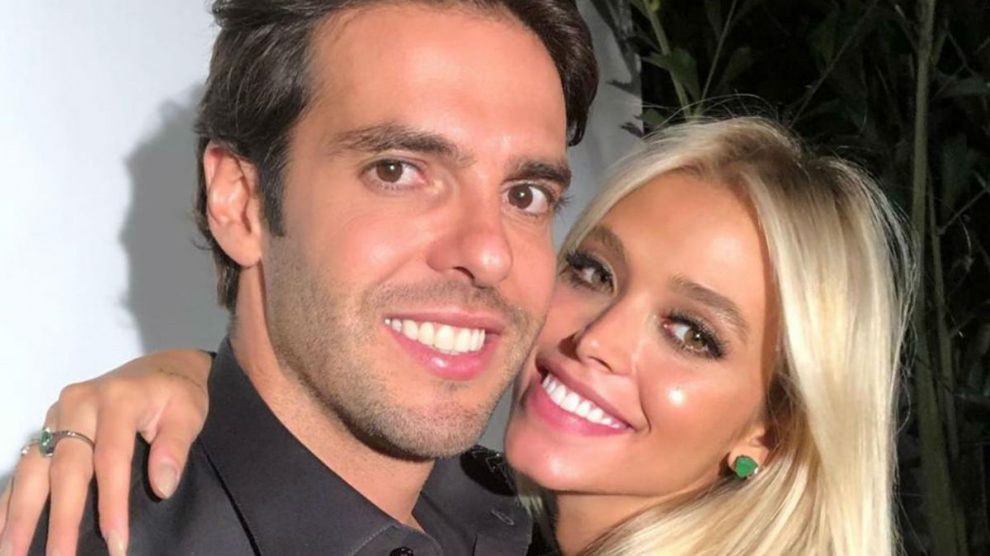 Kaká, junto a su mujer Carolina Dias. (Instagram)