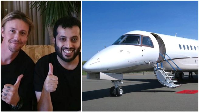 Turki Al-Sheikh, con Guti y un avión privado.