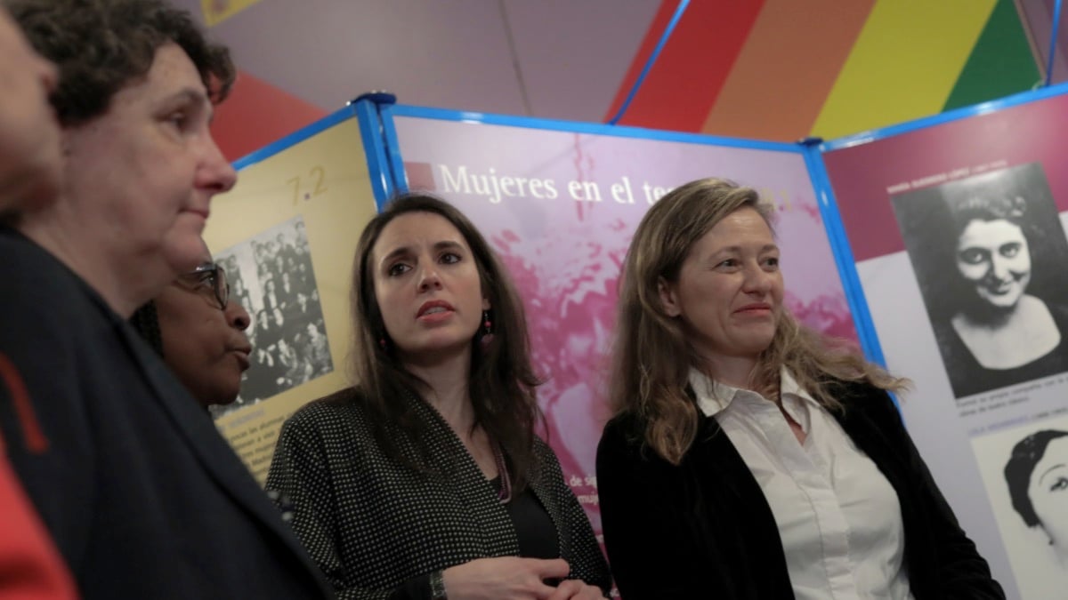 Beatriz Gimeno, Rita Bosaho, Irene Montero y Vicky Rosell. (Foto: EP)