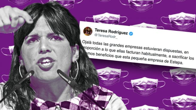 Las grandes empresas andaluzas acallan a Teresa Rodríguez con material sanitario y millones de euros en donaciones