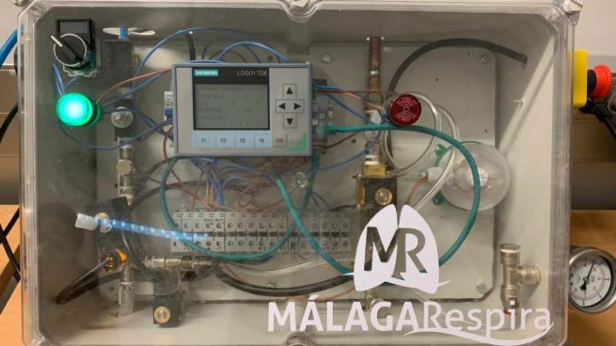 Recibe una donación de 25.000 euros de Endesa el respirador fabricado en Andalucía