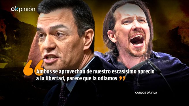 Sánchez e Iglesias, dos liberticidas furiosos