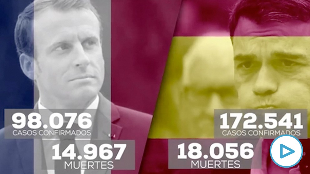 Pedro Sánchez frente a Macron