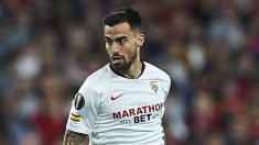 Suso, durante un partido del Sevilla.