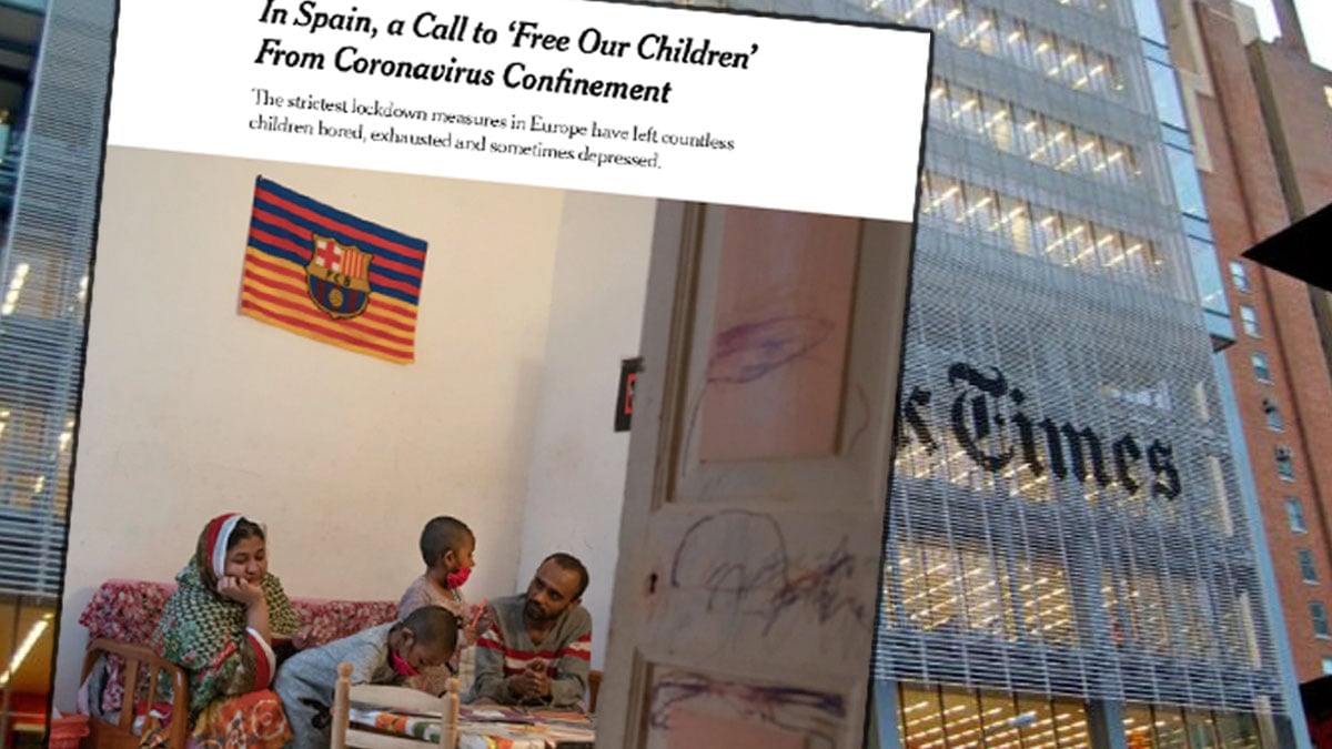 Reportaje del New York Times sobre los niños y el confinamiento.