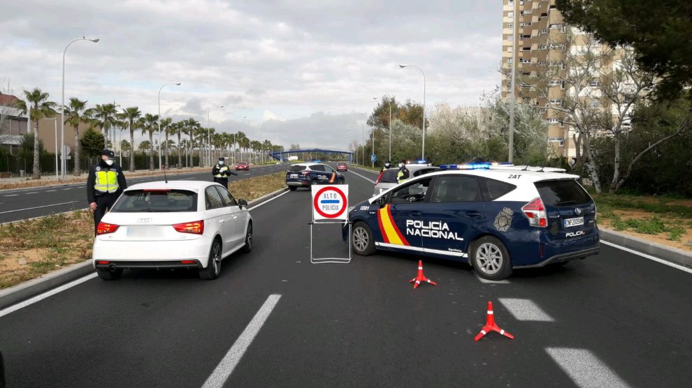 Control policial por el Estado de Alarma
