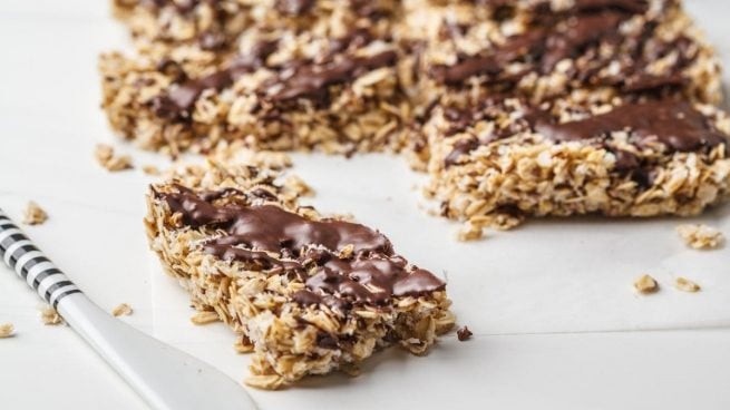 barritas avena y plátano