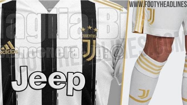 La equipación madridista de la Juventus