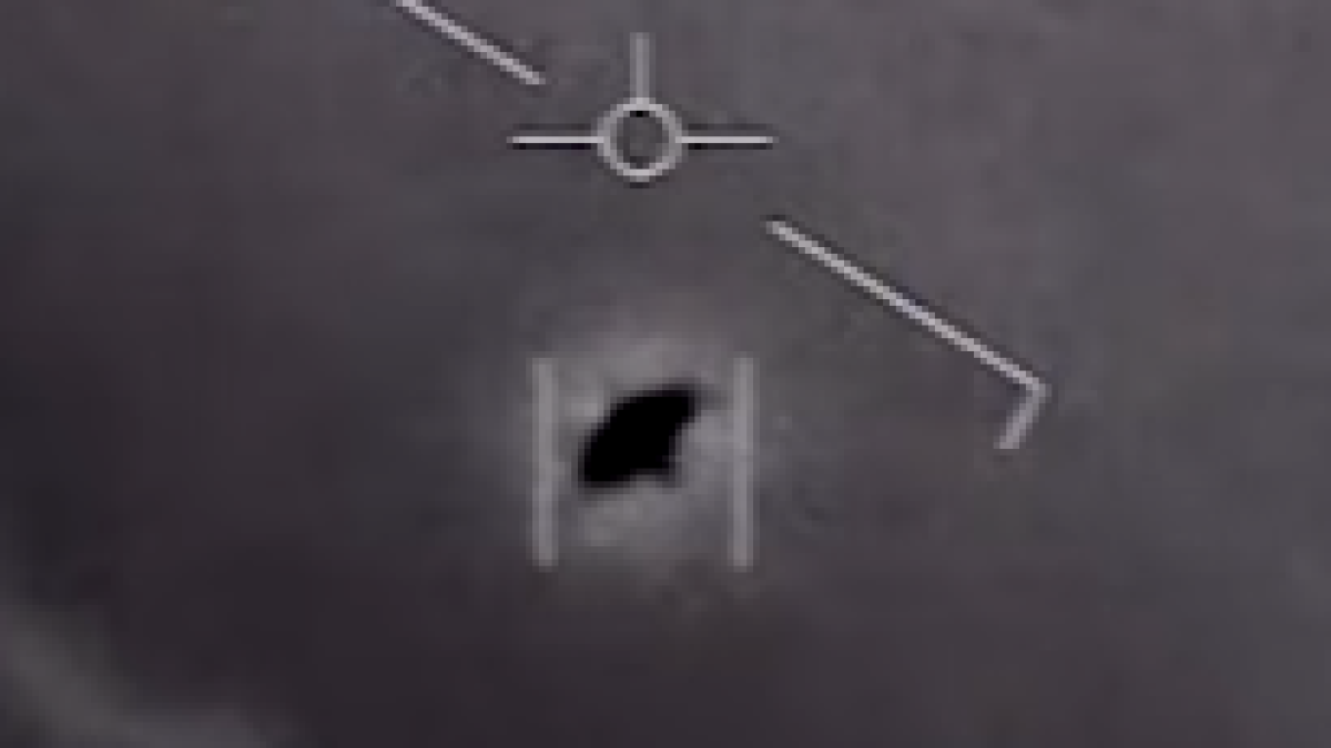 Imagen de un OVNI confirmados por el pentágono