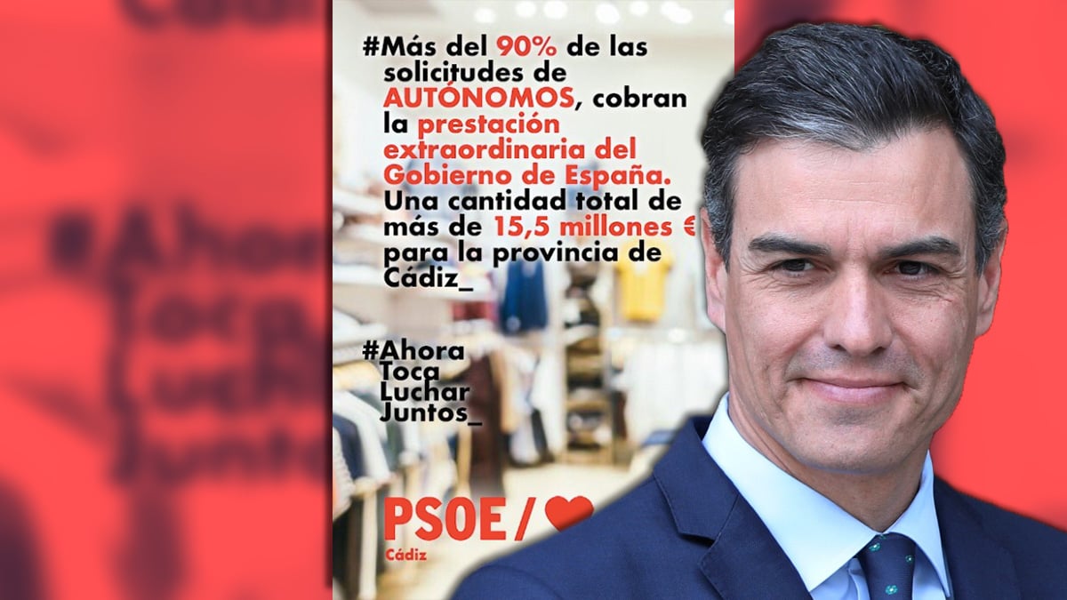 El PSOE se apropia de las medidas financiadas por todos los españoles.