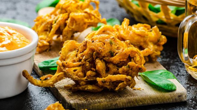 Cebolla pakora: receta del aperitivo indio