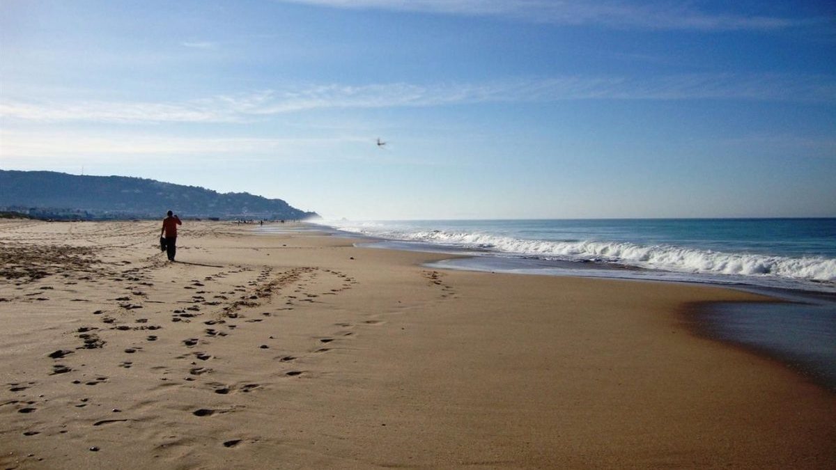 Playas vacías por el coronavirus