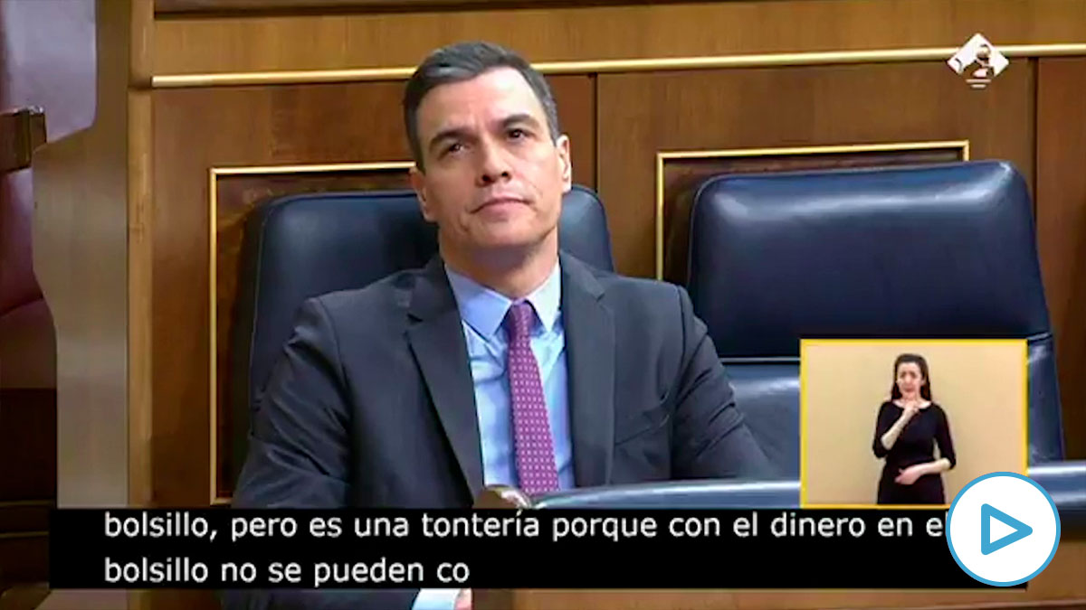 Pedro Sánchez e Íñigo Errejón este miércoles en la sesión de control al Gobierno en el Congreso.
