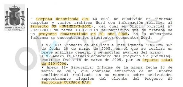 Villarejo pactó con el mafioso Cursach investigar a Inda, Urreiztieta y Ramírez por 510.000 €