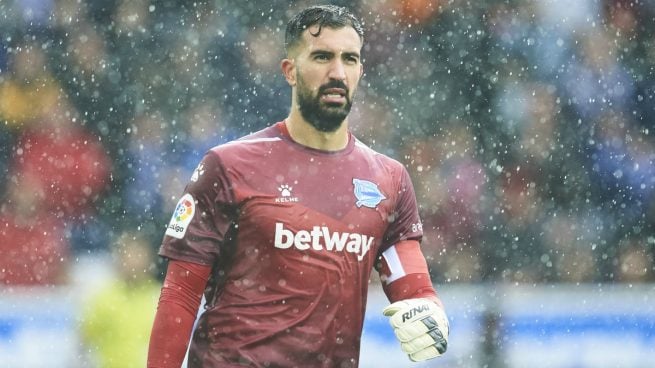 Fernando Pacheco, durante un partido (Getty).