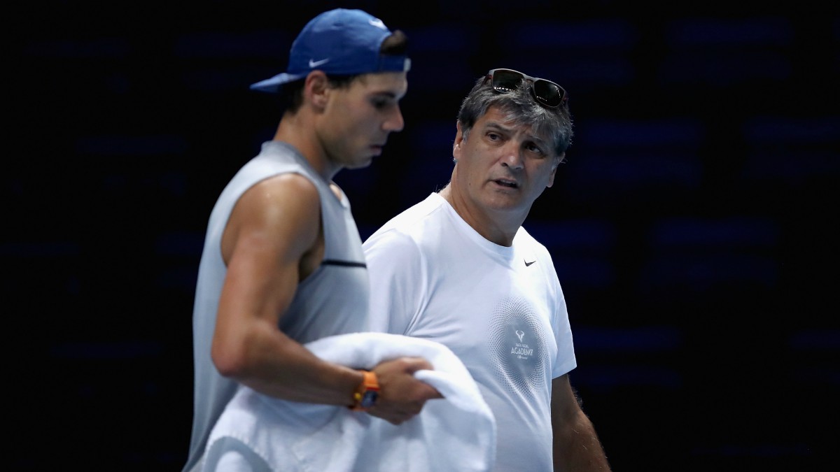 Toni y Rafa Nadal. (Getty)