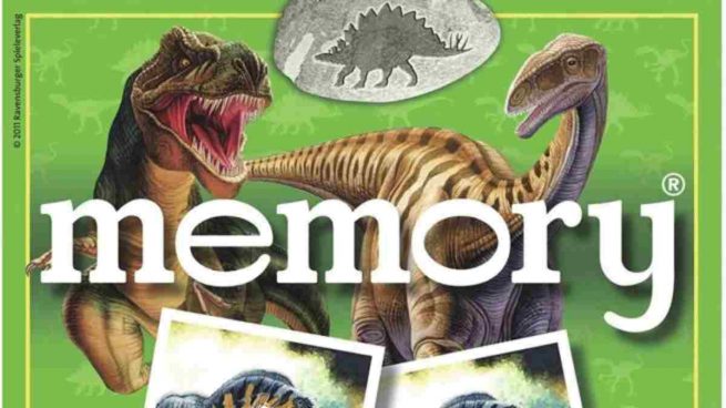 Juego de memoria temático de Dinosaurios