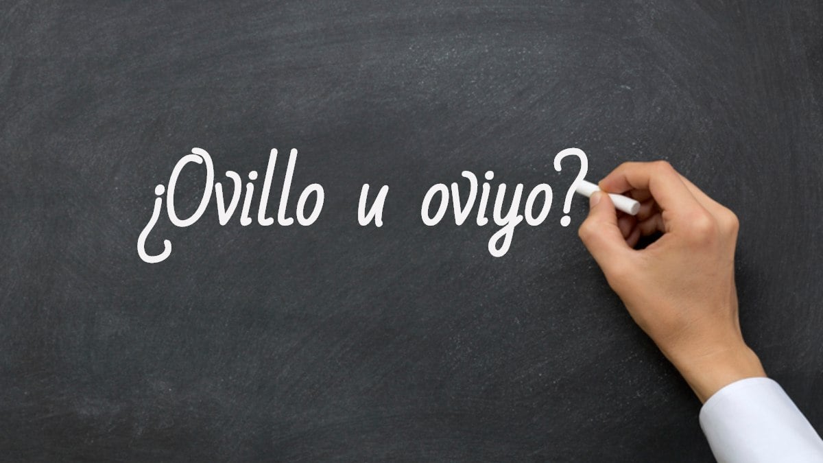 Se escribe ovillo u oviyo